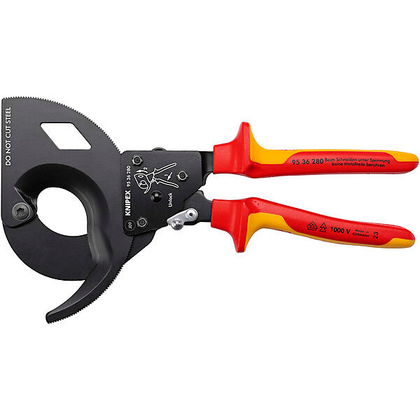 KNIPEX Kabelschneider isoliert, 280mm 95 36 280